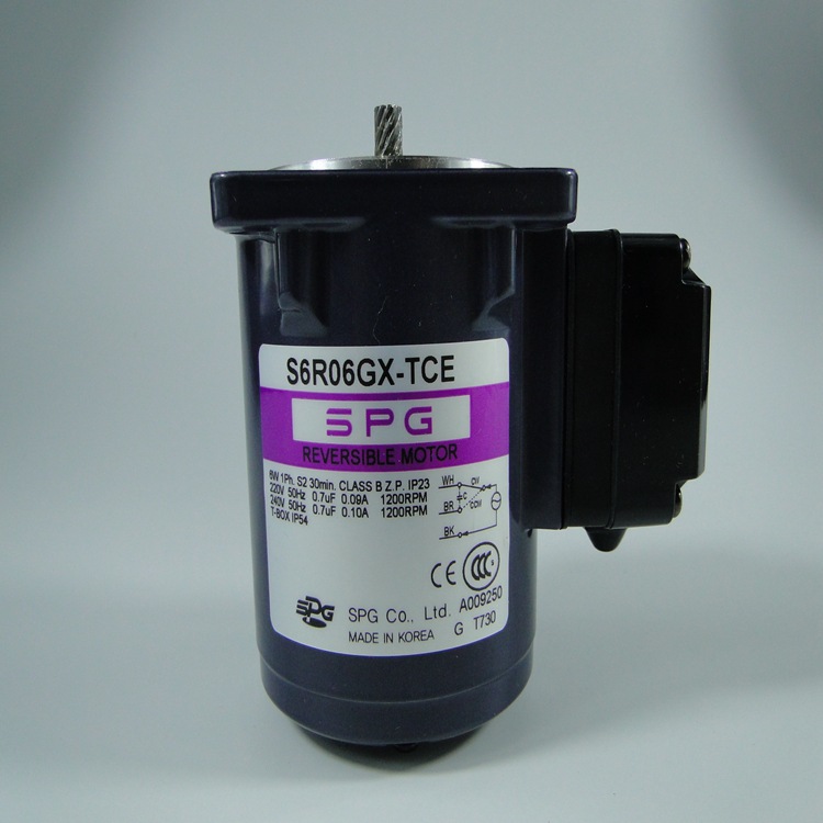 韩国SPG可逆电机型号S6R06GX-TCE 原装正品